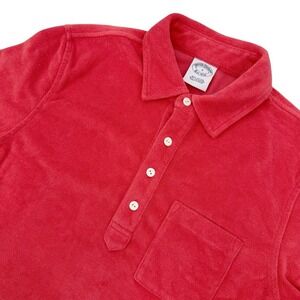 Brooks Brothers Men's Small Terry Cloth Polo Shirt Short Sleeve Preppy Fun